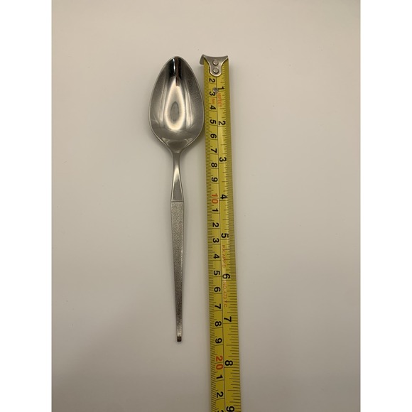 Towle MOONFROST Stainless Textured Flatware Replacement Place Oval Soup Spoon - Picture 4 of 4